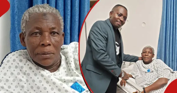Safina Namukwaya became pregnant with the twins after an IVF procedure