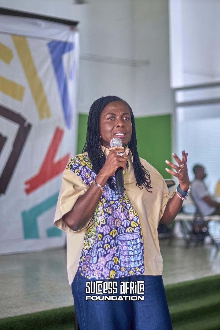Adwoa Wiafe, Chief Corporate Services and Sustainability Officer speaking at the 2026 Success Africa Summit