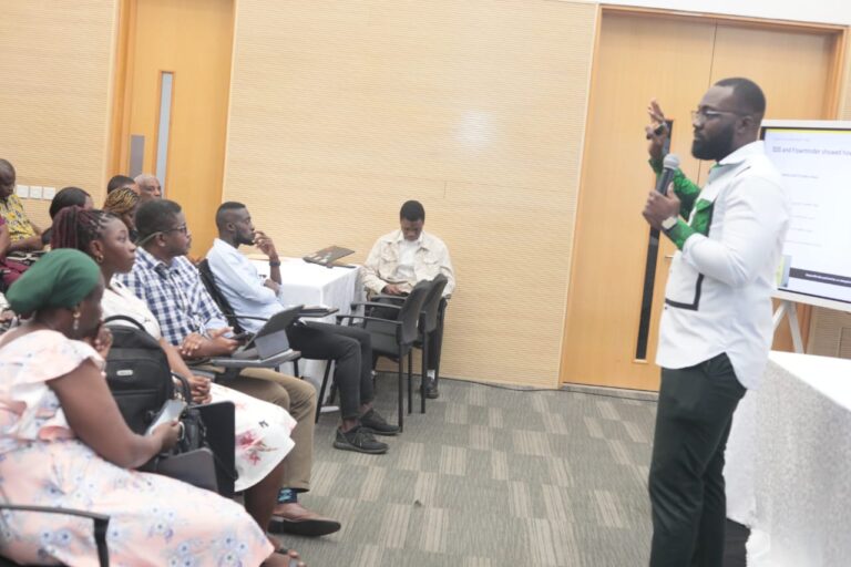 Kwame Manu, Senior Manager, Digital Analytics and Monetisation during the AI Training