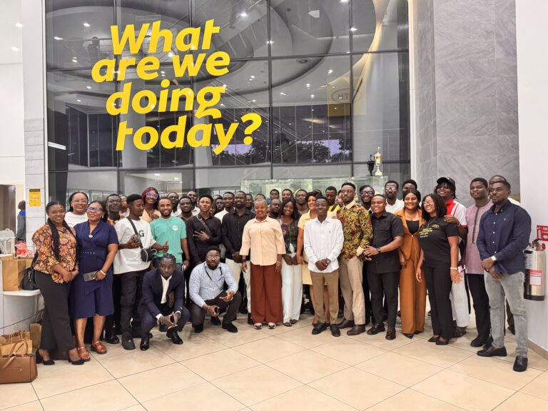 MTN Ghana representatives and members of the New Media Association of Ghana after the AI capacity-building session.